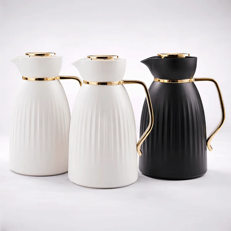 Set of 3 × 1L Vacuum Flasks